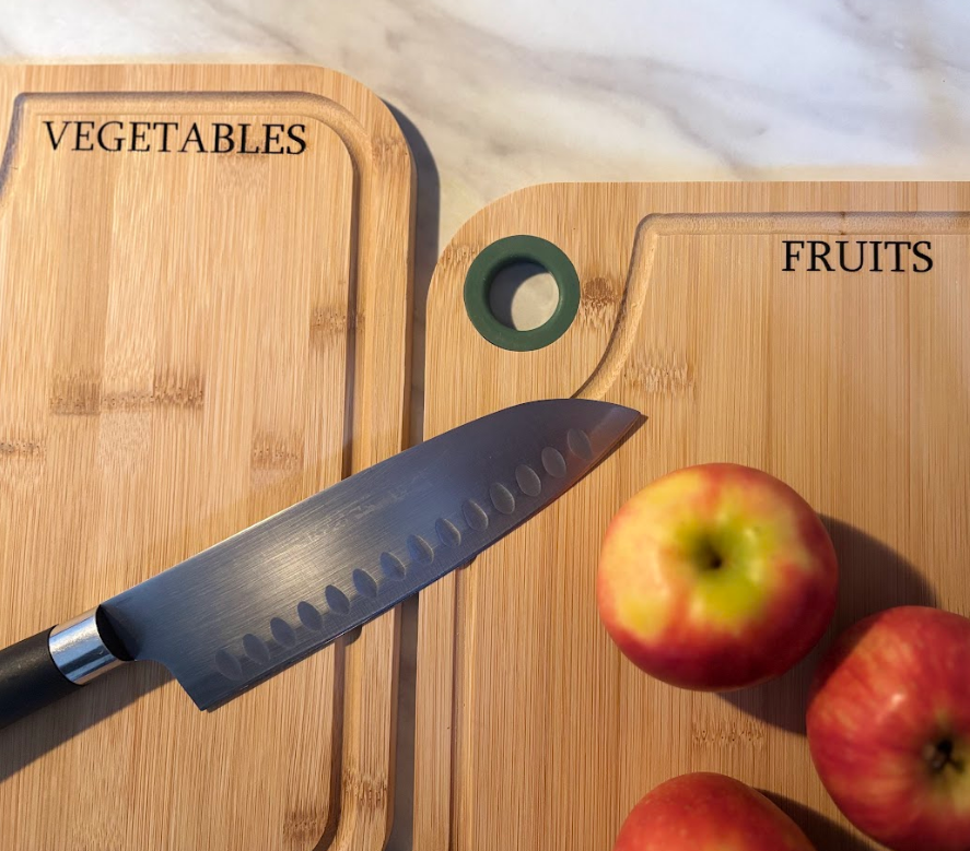 Cutting Tray-Kitchen Wood Laser Engraved