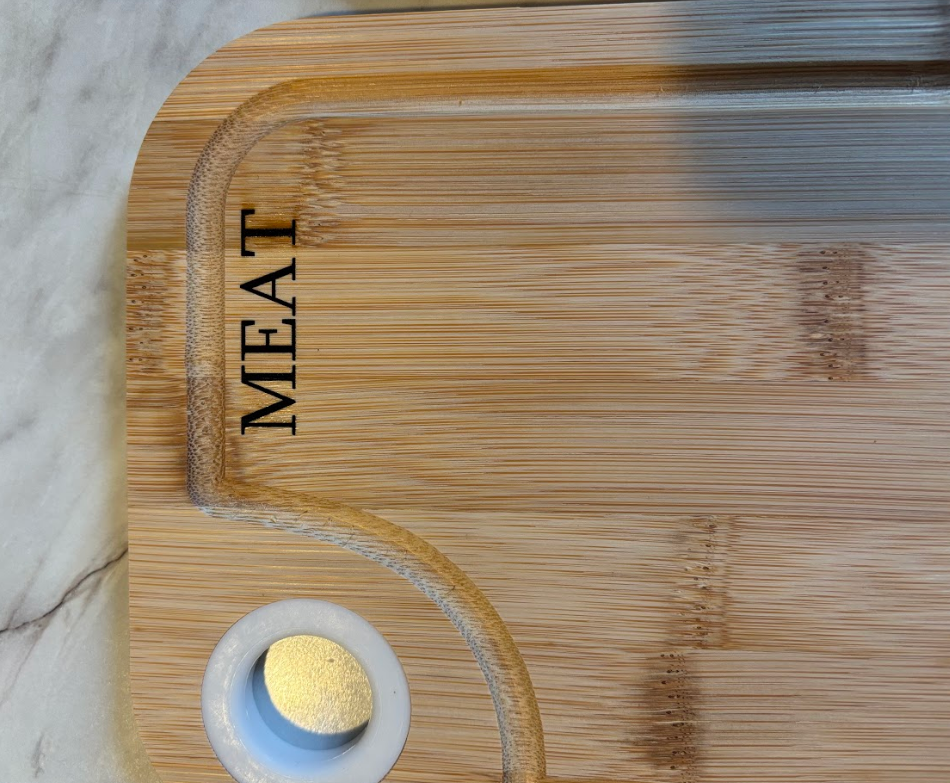 Cutting Tray-Kitchen Wood Laser Engraved