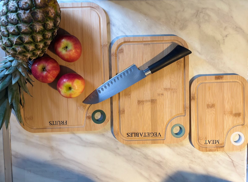 Cutting Tray-Kitchen Wood Laser Engraved