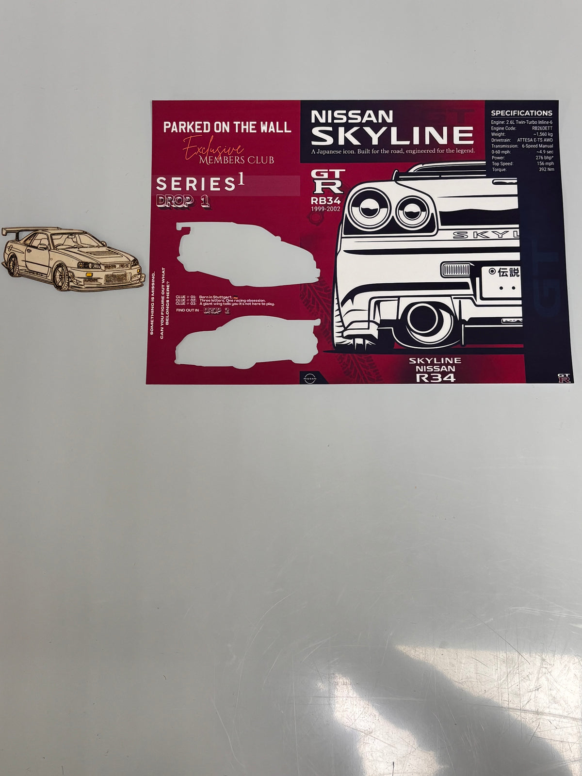 PARKED ON THE WALL — SERIES 1 MEMBERS CLUB