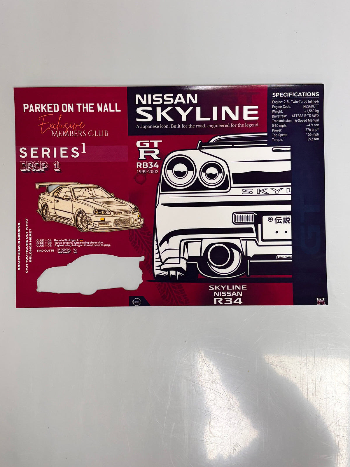 PARKED ON THE WALL — SERIES 1 MEMBERS CLUB