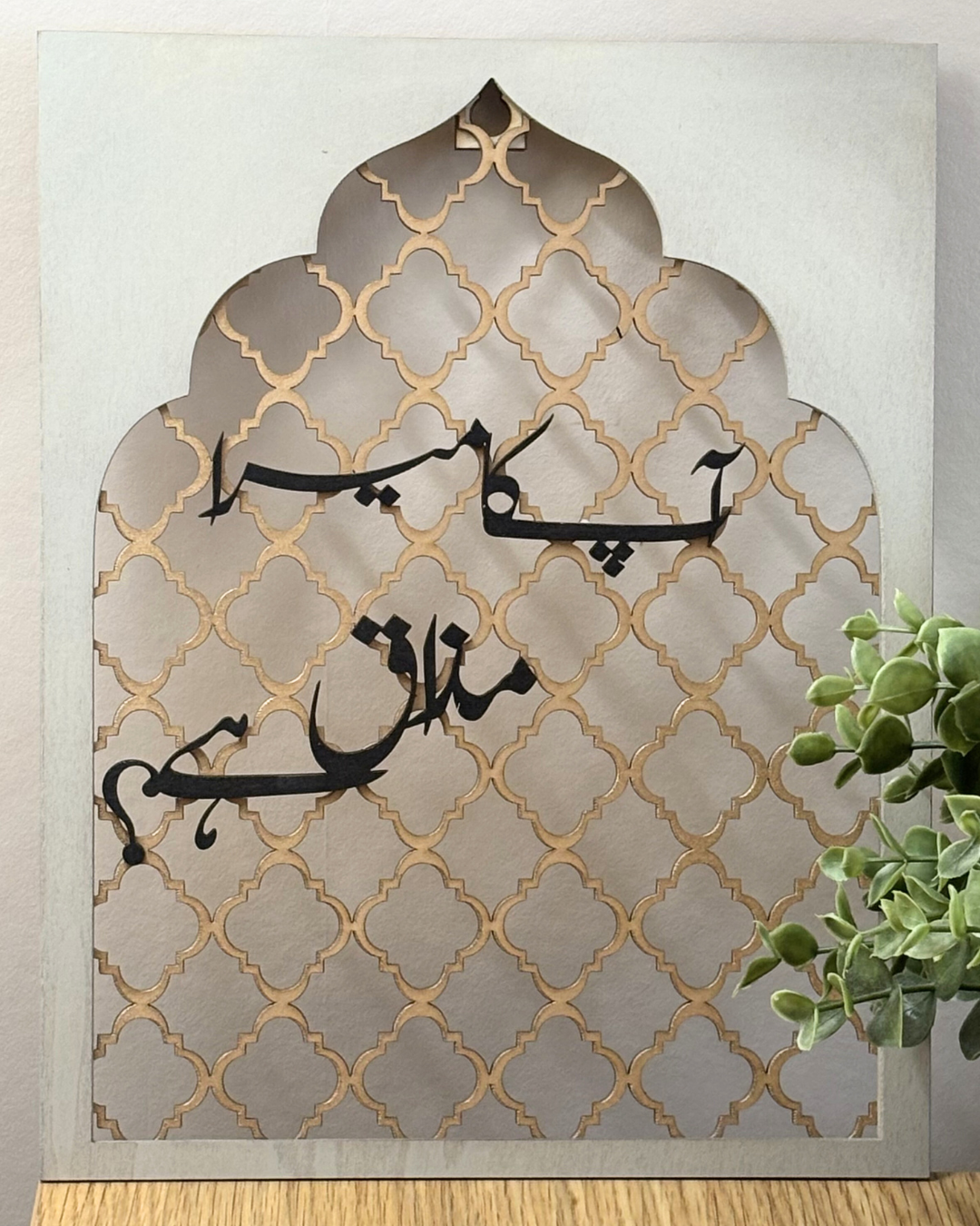 Apka maira mazaq hai? - Wooden Wall Hanging