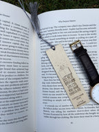 Custom Wooden Bookmark – “Do Not Disturb Unless You Have Chocolate”