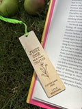 Just One More Chapter - Wooden Book Mark