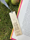 Custom Wooden Bookmark – “Do Not Disturb Unless You Have Chocolate”