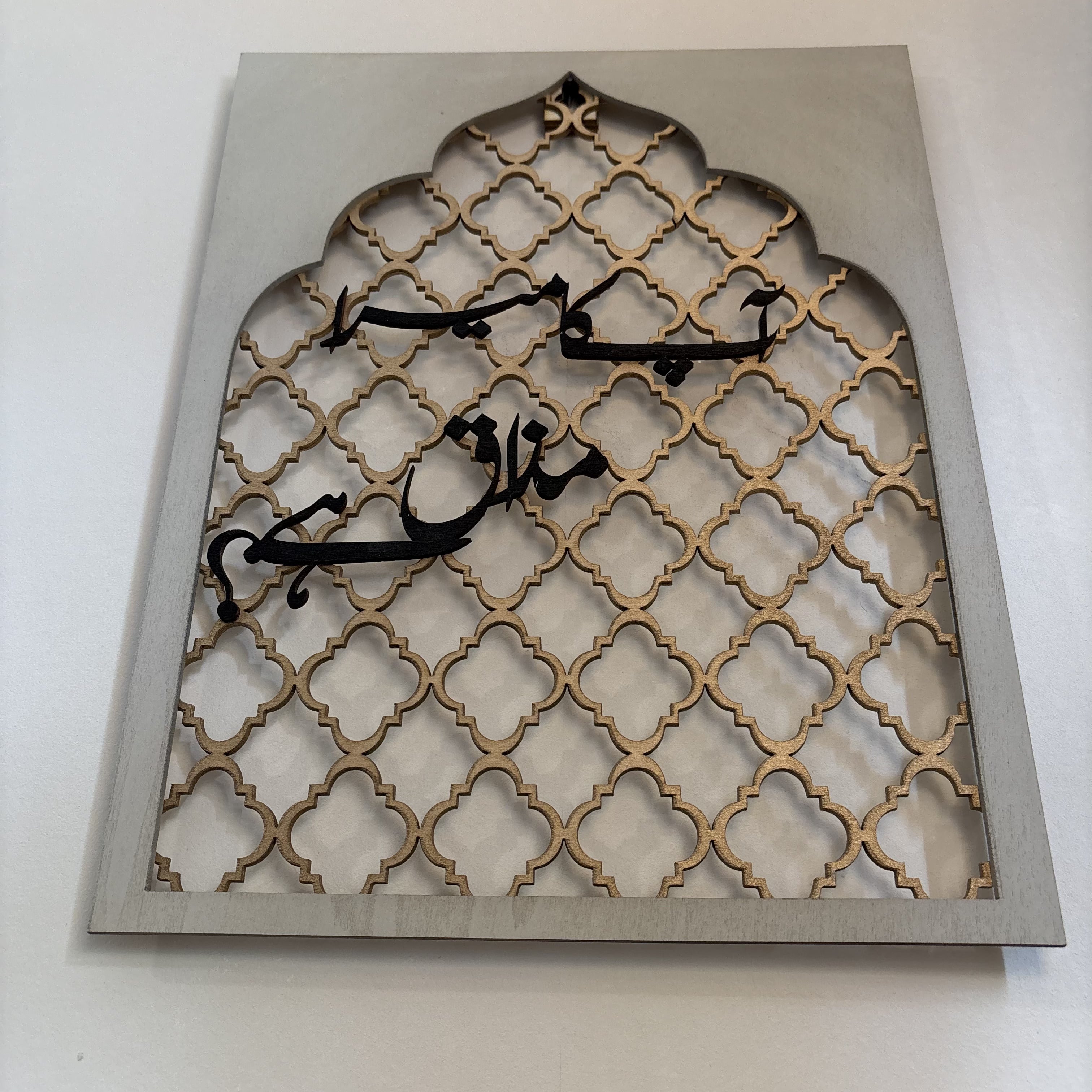 Apka maira mazaq hai? - Wooden Wall Hanging