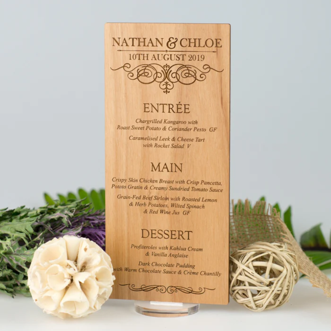 Menu Card- Kitchen Wall Frame