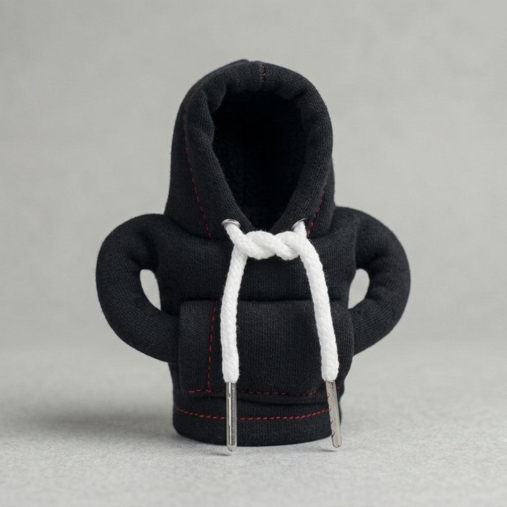 Mini Hoodie Gear Shift Cover – Soft Plush Car Gear Knob Hoodie Protector | Universal Fit